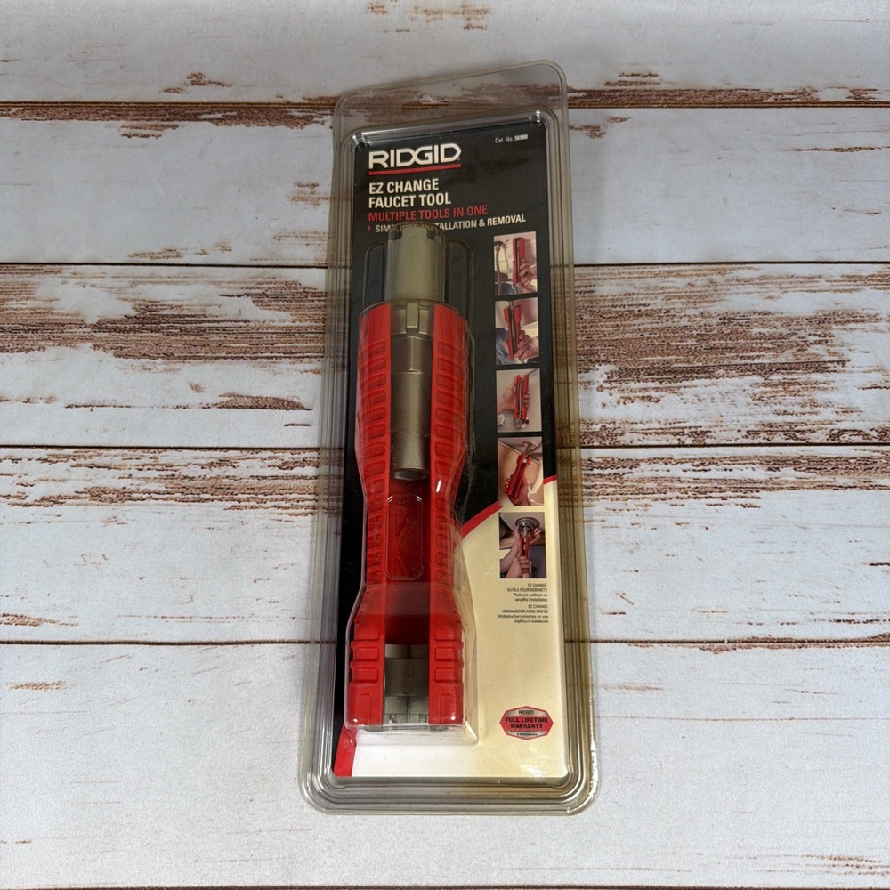 RIDGID EZ Change Faucet Installation Plumbing Wrench 56988